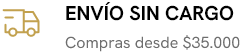 Envios sin cargo
